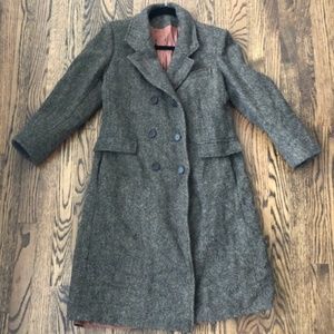 Vintage herringbone peacoat